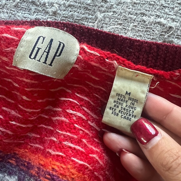 Gap faire isle 100% wool sweater sz Small - Picture 4 of 8